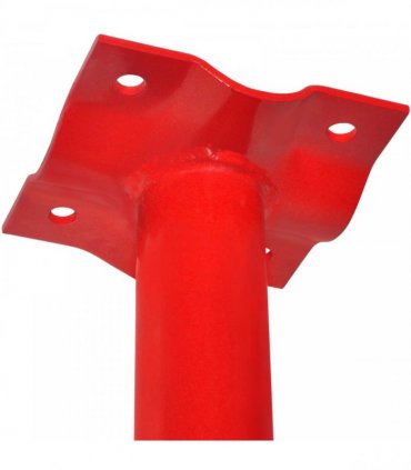 vidaXL Acrow Prop Red 280 x 12 x 12 cm Steel with a Painted Finish