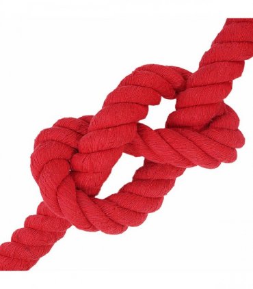 vidaXL Rope Red 6 x 6 x 1000 cm Cotton