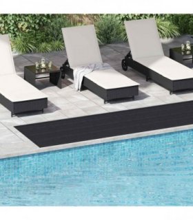 vidaXL Floor Mat Black 1 x 5 m Rubber