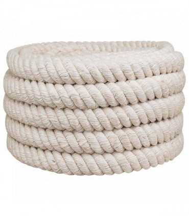vidaXL Jute Rope 30 White 100% Tossa jute