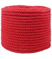 vidaXL Rope Red 1 x 1 x 5000 cm Cotton