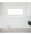 vidaXL Basement Window RISOR 110 x 60 cm PVC and Glass White