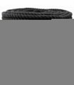vidaXL Rope Black 1 x 1 x 5000 cm Cotton