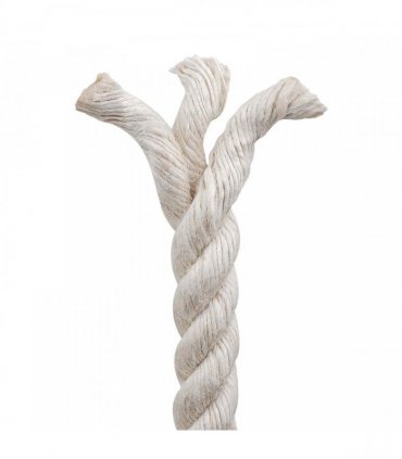 vidaXL Jute Rope 16 White 100% Tossa jute