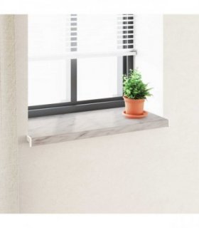 vidaXL Window Sill Marble texture 80 x 40 x 4.5 cm PVC