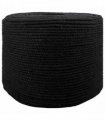 vidaXL Rope Black 0.8 x 0.8 x 25000 cm Cotton