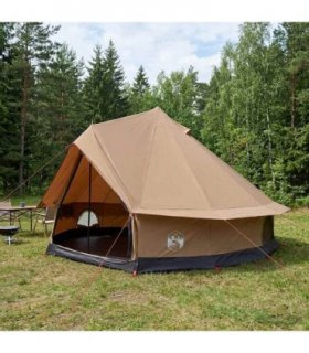 vidaXL Family Tent Brown 8-Person Polycotton
