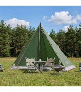 vidaXL Backpacking Tent Green 2-Person 185T Polyester with PU Coating