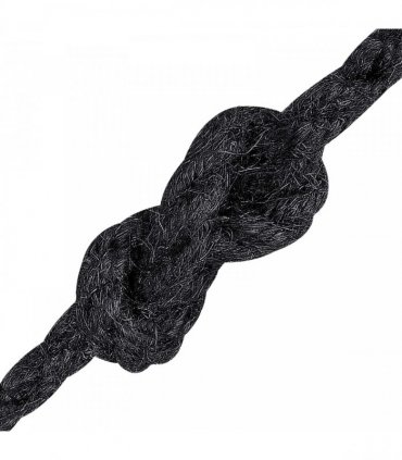 vidaXL Jute Rope 6 Black 100% Tossa jute