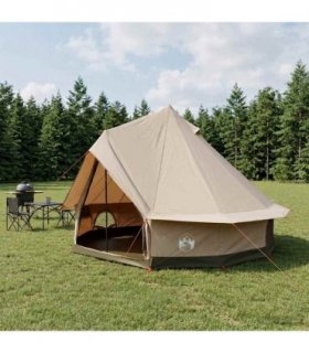 vidaXL Family Tent Cream 6-Person Polycotton
