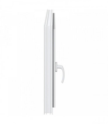 vidaXL Basement Window RISOR 110 x 60 cm PVC and Glass White