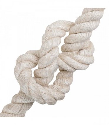 vidaXL Jute Rope 36 White 100% Tossa jute