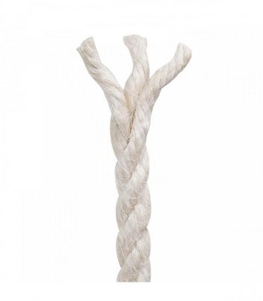 vidaXL Jute Rope 8 White 100% Tossa jute