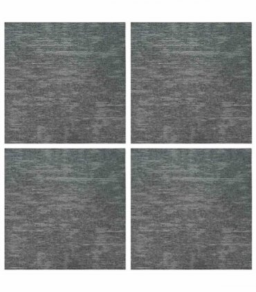vidaXL Carpet Tile Rock Grey 50 x 50 cm 4 pcs PP and Bitumen