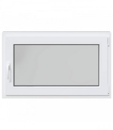 vidaXL Basement Window RISOR 100 x 60 cm PVC and Glass Anthracite
