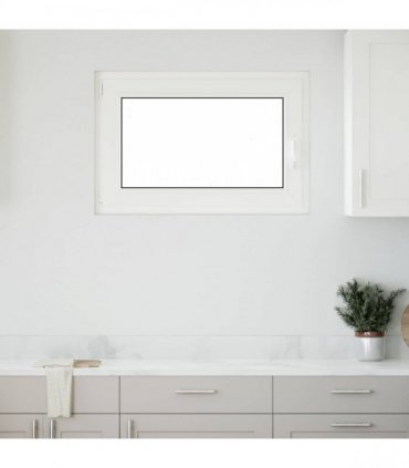 vidaXL Basement Window RISOR 90 x 60 cm PVC and Glass Anthracite