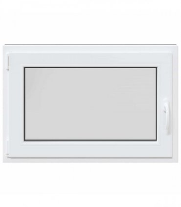 vidaXL Basement Window RISOR 90 x 60 cm PVC and Glass Anthracite