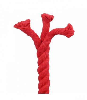 vidaXL Rope Red 2.4 x 2.4 x 5000 cm Cotton