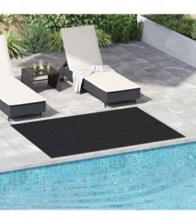 vidaXL Floor Mat Black 1.5 x 2 m Rubber