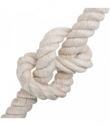 vidaXL Jute Rope 24 White 100% Tossa jute