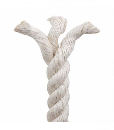 vidaXL Jute Rope 24 White 100% Tossa jute