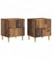 vidaXL Bedside Table 2 pcs Old Wood 43 x 34.5 x 48 cm Engineered Wood