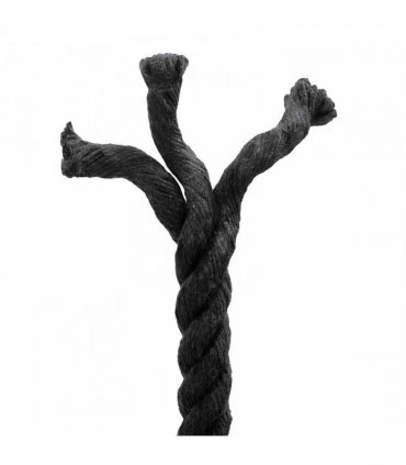 vidaXL Rope Black 1.2 x 1.2 x 2500 cm Cotton