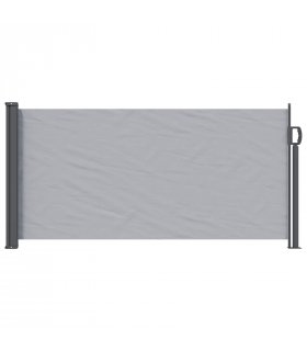 vidaXL Retractable Side Awning 300 x 100 cm Polyester Rectangular Grey