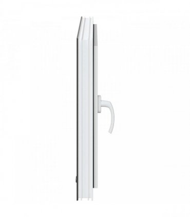 vidaXL Basement Window RISOR 80 x 60 cm PVC and Glass Anthracite