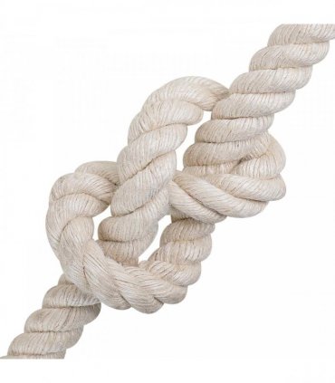 vidaXL Jute Rope 20 White 100% Tossa jute