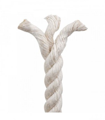 vidaXL Jute Rope 20 White 100% Tossa jute