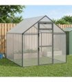 vidaXL Bird Cage Anthracite 181.5 x 221 x 173.5 cm Welded Wire Mesh