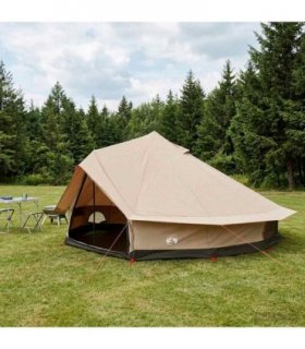 vidaXL Family Tent Cream 12-Person Polycotton