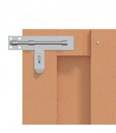 vidaXL Garden Gate 100 x 80 cm WPC and Aluminium Brown