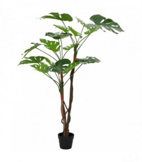 vidaXL Artificial Monstera Plant Green 70 x 16 x 130 cm