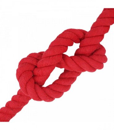 vidaXL Rope Red 5 x 5 x 1000 cm Cotton
