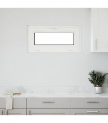 vidaXL Basement Window RISOR 80 x 40 cm PVC and Glass Anthracite