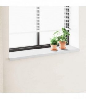 vidaXL Window Sill White 140 x 40 x 4.5 cm PVC