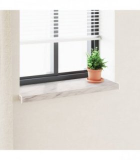 vidaXL Window Sill Marble texture 80 x 35 x 4.5 cm PVC