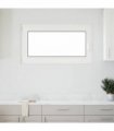 vidaXL Basement Window RISOR 110 x 70 cm PVC and Glass White