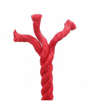 vidaXL Rope Red 1.2 x 1.2 x 2500 cm Cotton