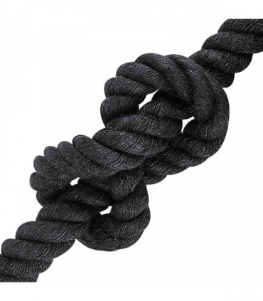 vidaXL Jute Rope 36 Black 100% Tossa jute