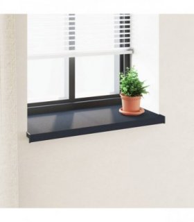vidaXL Window Sill Anthracite with wood grain 100 x 40 x 4.5 cm PVC