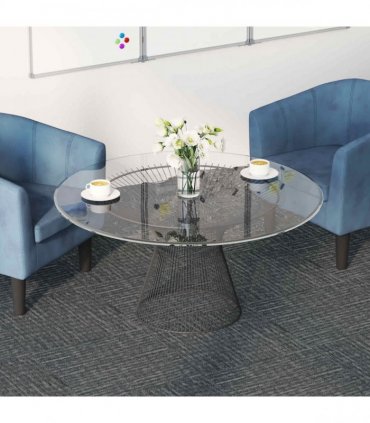 vidaXL Carpet Tile Concrete Grey 50 x 50 cm 36 pcs PP and Bitumen