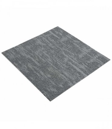 vidaXL Carpet Tile Concrete Grey 50 x 50 cm 36 pcs PP and Bitumen
