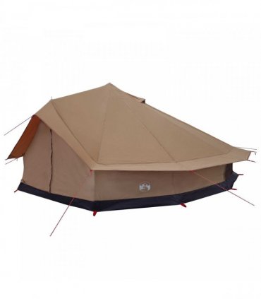 vidaXL Family Tent Brown 12-Person Polycotton