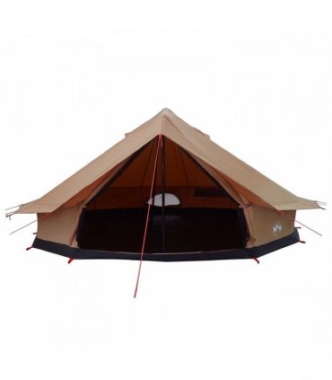 vidaXL Family Tent Brown 12-Person Polycotton