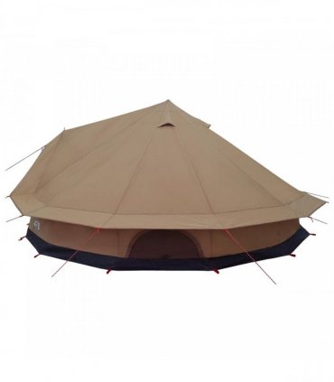 vidaXL Family Tent Brown 12-Person Polycotton