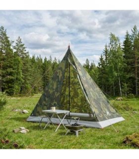 vidaXL Backpacking Tent Camouflage 2-Person