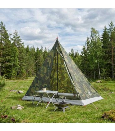 vidaXL Backpacking Tent Camouflage 2-Person